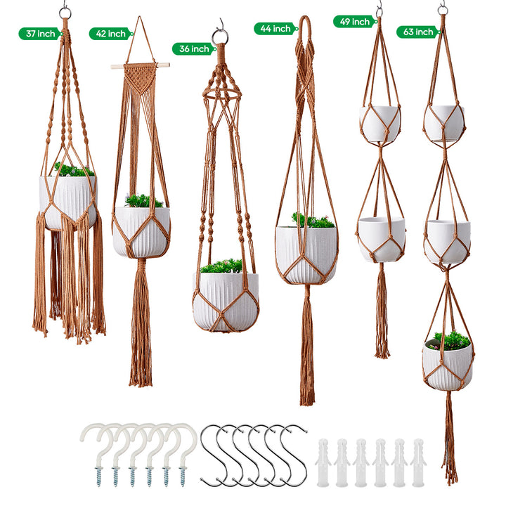 Macramé Plant Hanger Set
