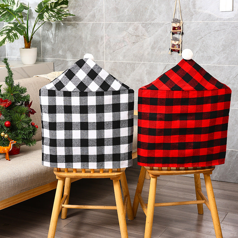 Festive chair cover in Christmas design Kalsten