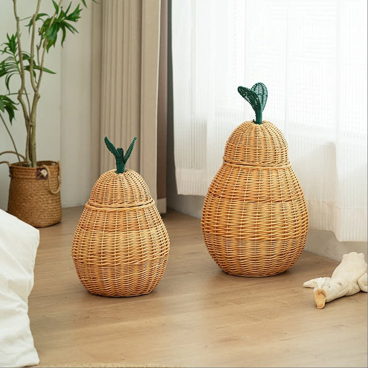Decorative Apple-Shaped Storage Basket Kalsten