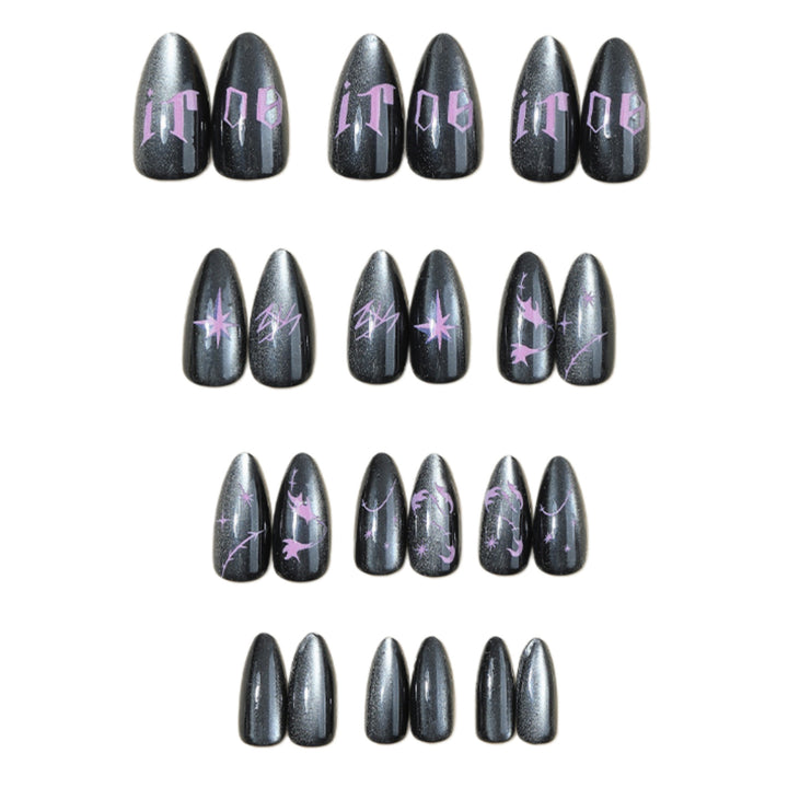 Artistic Themed Press-On Nail Set Kalsten
