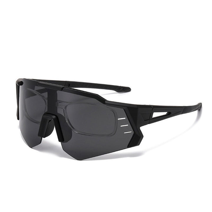 Women's Sporty Racing Sunglasses with Adjustable Nose Pad and High-Quality UV Protection Kalsten