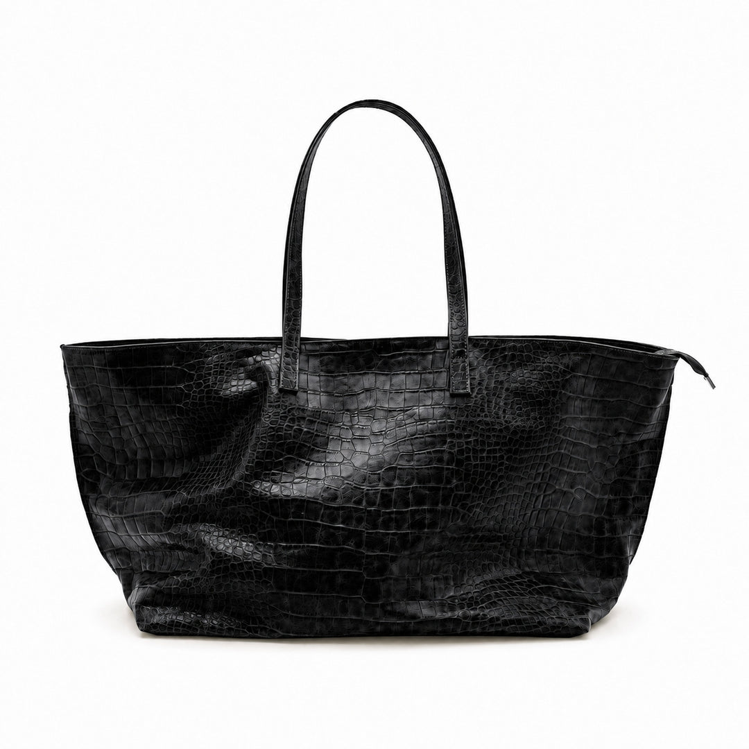 Crocodile Texture Large Tote Bag