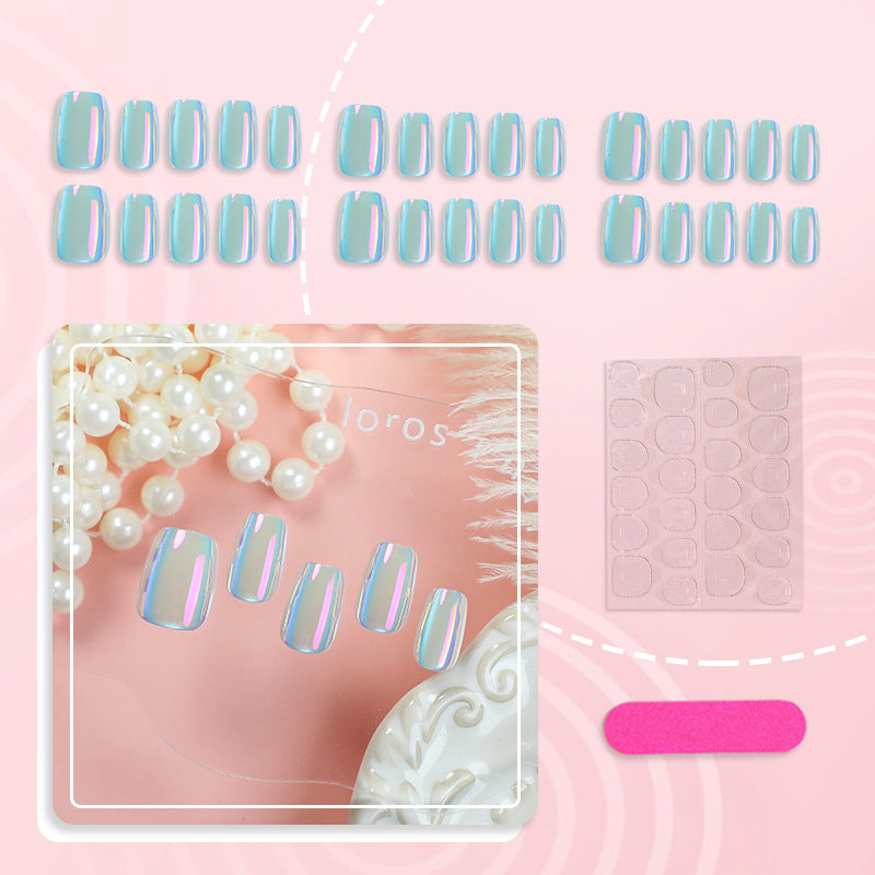 Glossy Multi-Dimensional Press-On Nail Set