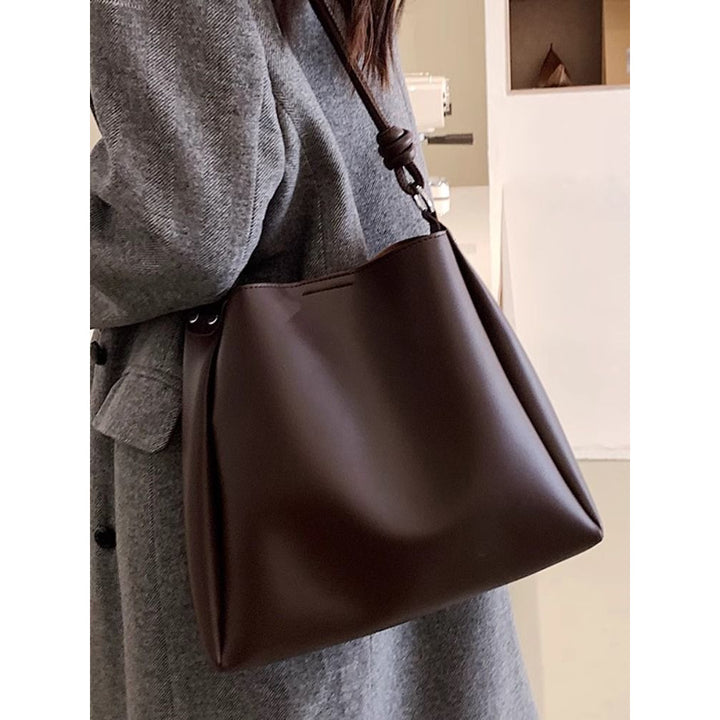 Premium Leather Slouchy Tote Kalsten