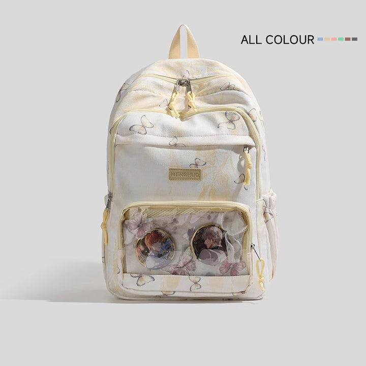 Stylish Butterfly Print Backpack Kalsten
