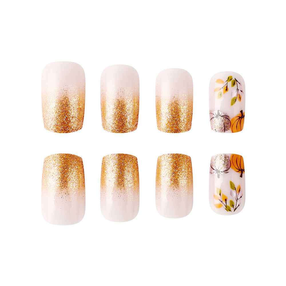 Autumn-Themed Decorative Nail Art Kalsten