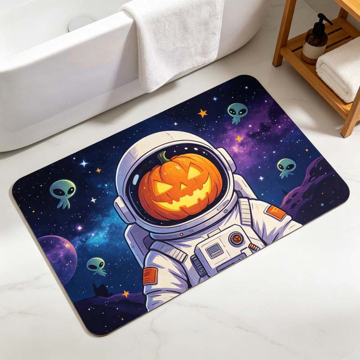 Whimsical Vampire-Themed Bath Mat