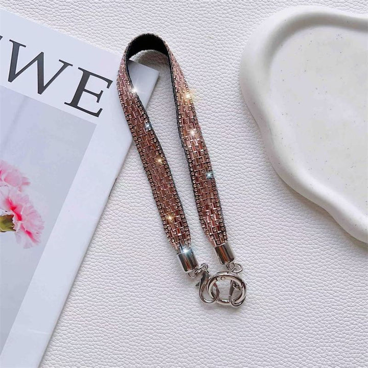 Decorative Rhinestone Phone Lanyard Kalsten