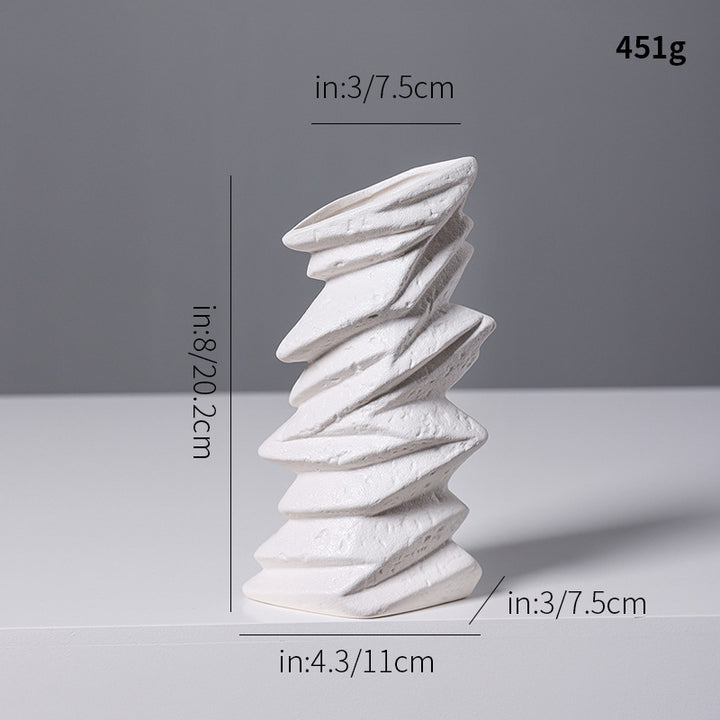 Abstract Textured Ceramic Sculpture Kalsten