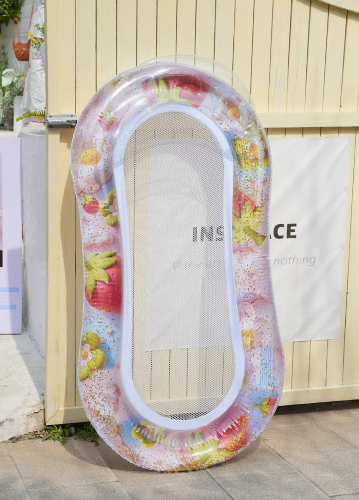 Women's Inflatable Swimming Ring with Watermelon Design Kalsten