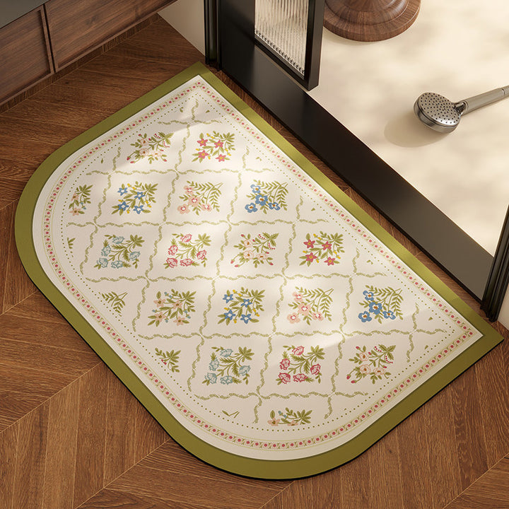 Decorative Floral Area Rug