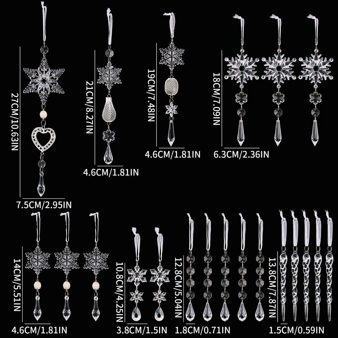 Decorative Snowflake Ornament Set Kalsten