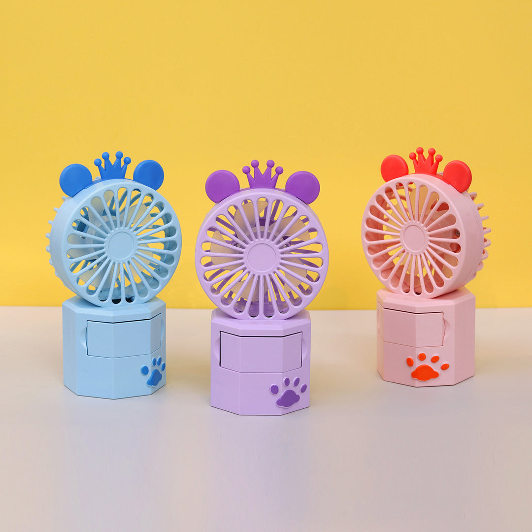 Unisex Portable Mini Fan with Animal Ears and USB Connection Kalsten