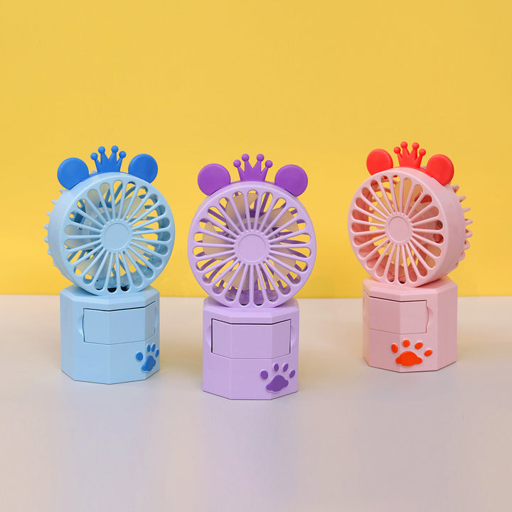 Unisex Portable Mini Fan with Animal Ears and USB Connection Kalsten