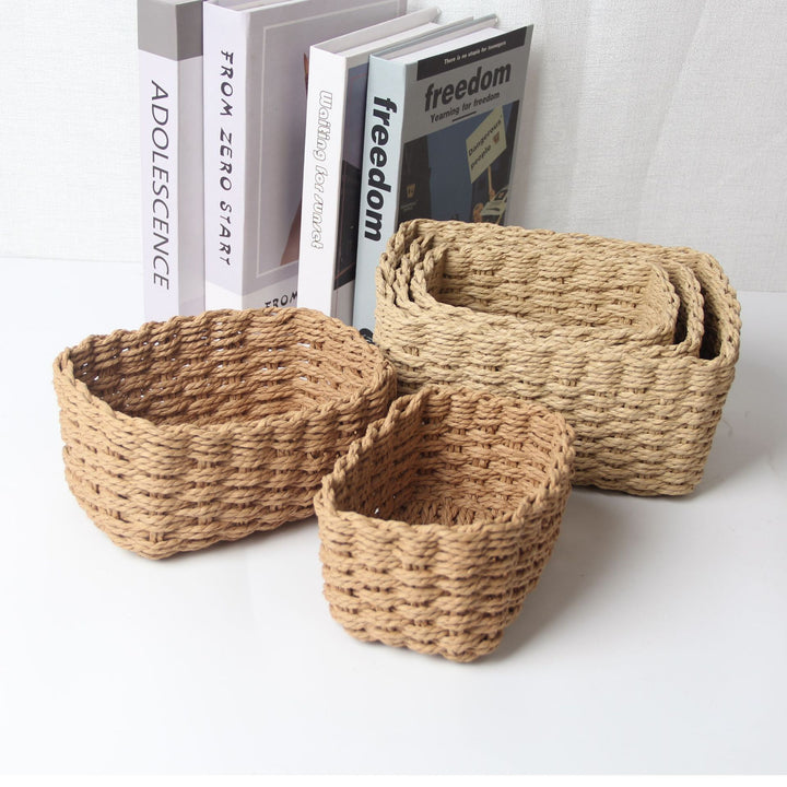 Natural Fiber Storage Basket