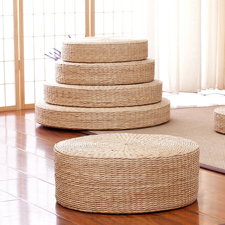 Round Woven Floor Cushion Kalsten