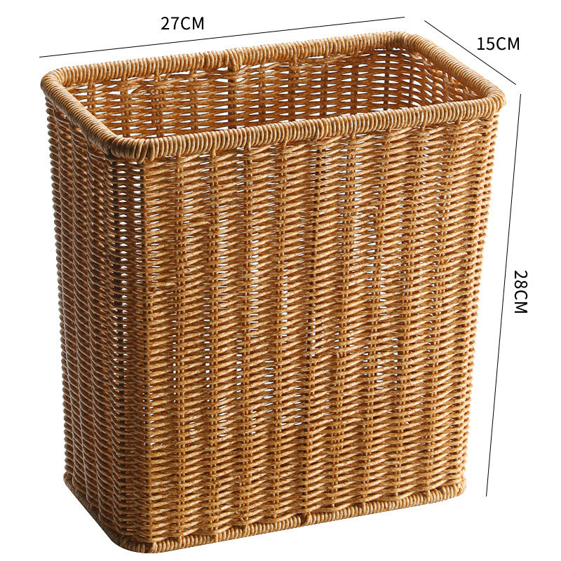 Unisex Rectangular Storage Basket made of handwoven material Kalsten