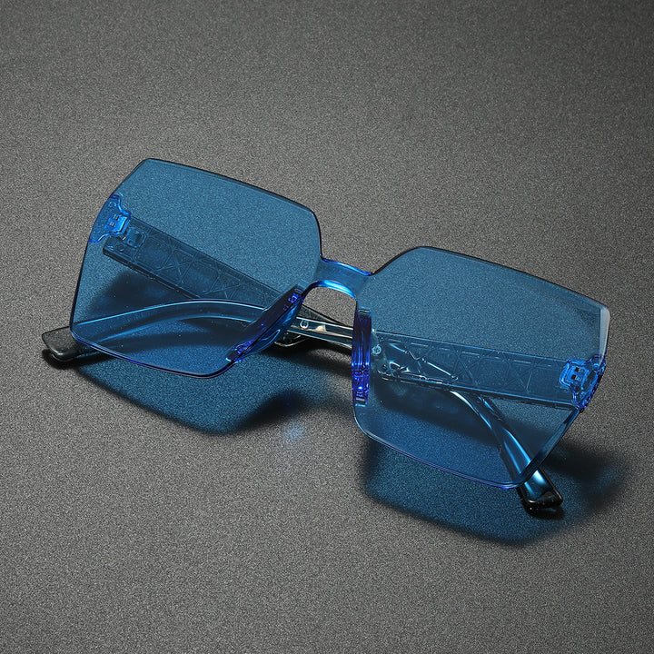 Luxurious Oversized Hexagonal Sunglasses Kalsten