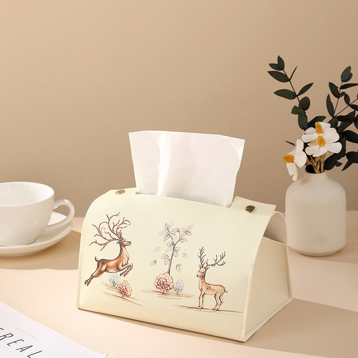 Artistic Floral Tissue Box Cover Kalsten