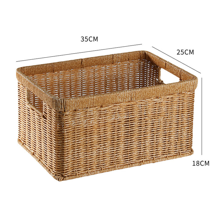 Unisex Practical Storage Basket with Open Handles Kalsten