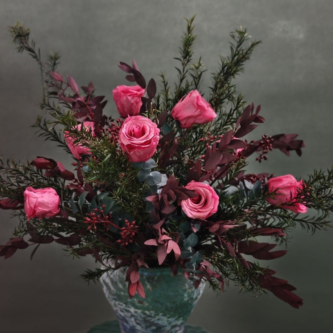 Artistic Dried Flower Bouquet Arrangement