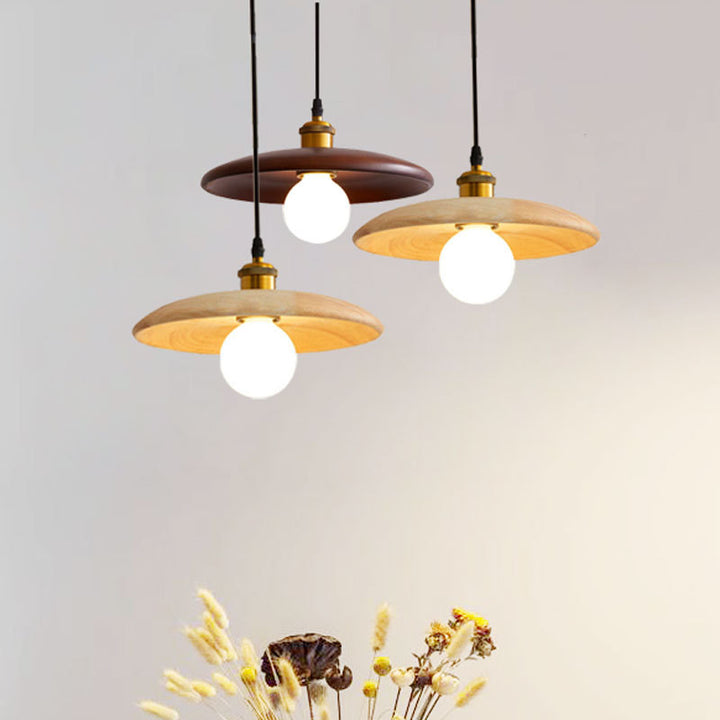 Modern Wooden Pendant Light