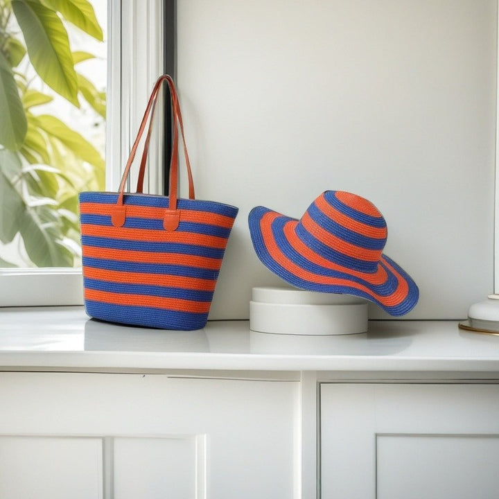 Beach bag and sun hat Kalsten