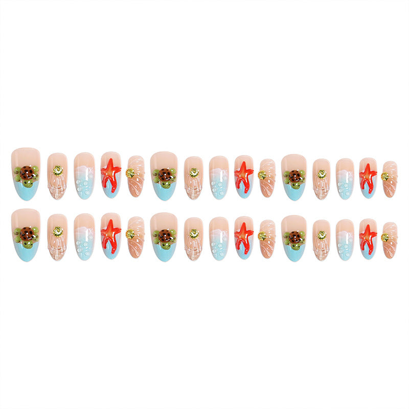 Artificial nails with maritime motifs Kalsten