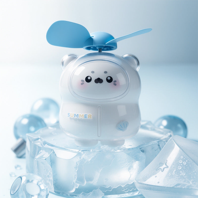 Ladies handy mini fan with animal design Kalsten