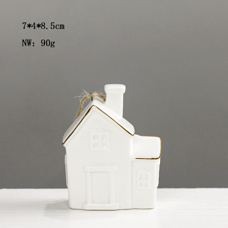 Decorative House-Shaped Ceramic Kalsten