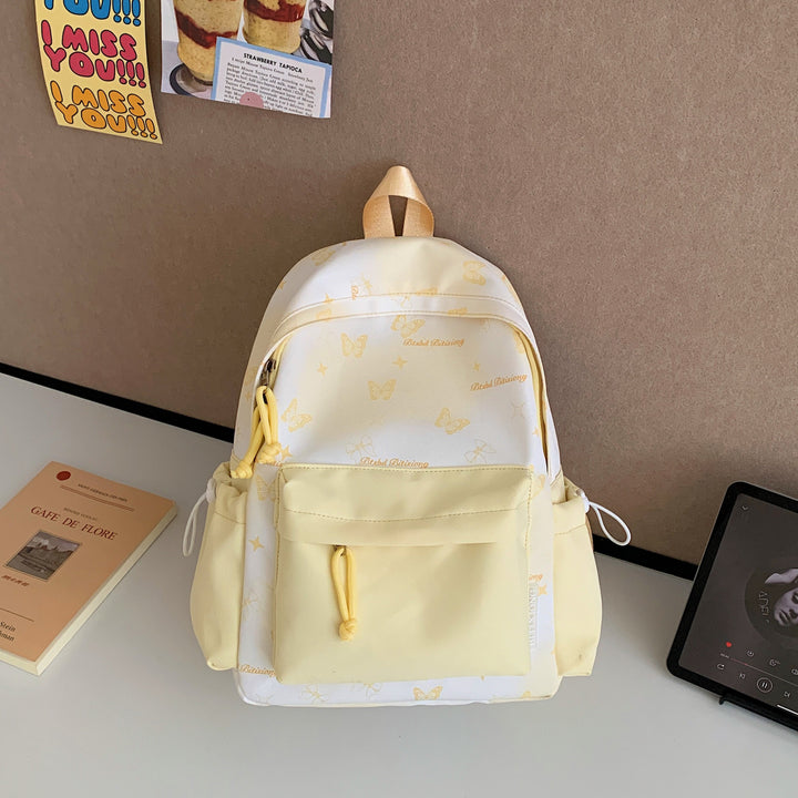 Butterfly Print Backpack Kalsten