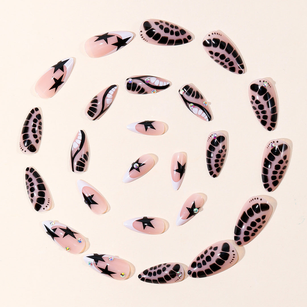 Artistic Nail Art Set with Unique Patterns Kalsten