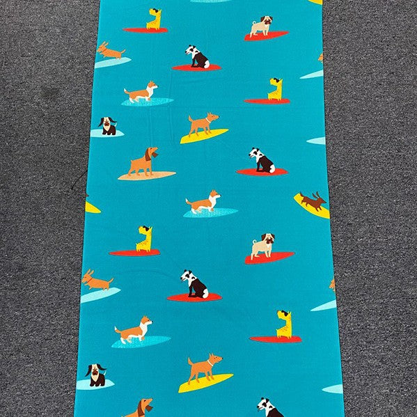Beach towel with tropical flamingo design Kalsten