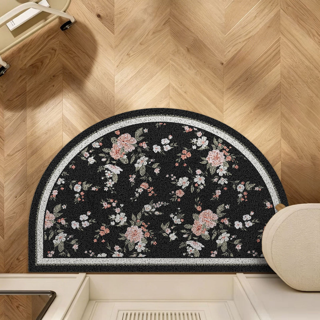 Floral Pattern Area Mat