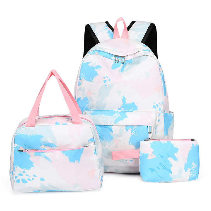 Backpack set with insulated lunchbox and practical case Kalsten