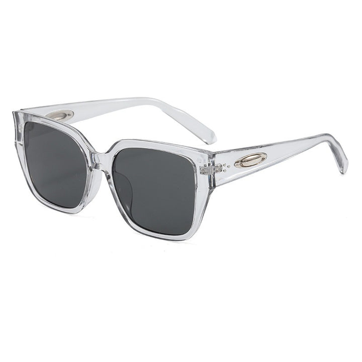 Women's sunglasses in modern square design with clear lenses Kalsten