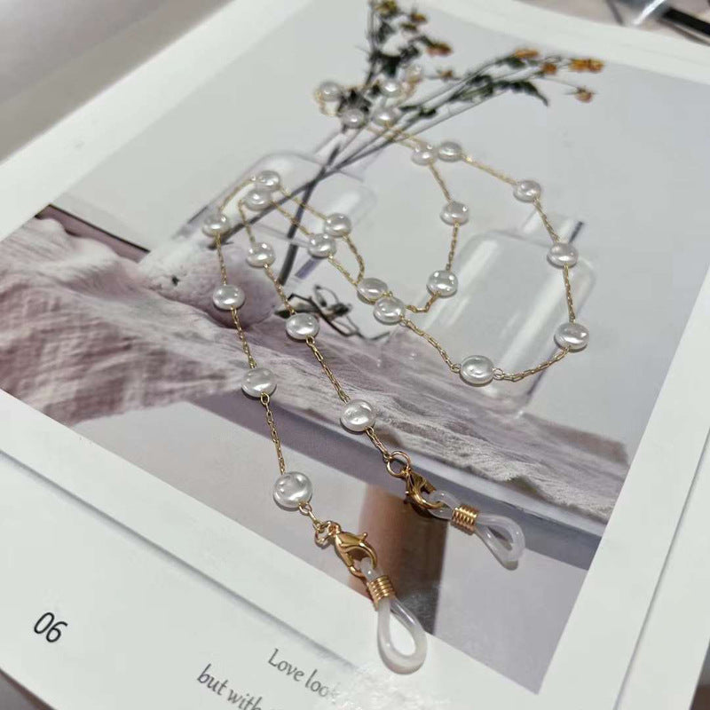 Elegant Pearl-Linked Eyewear Chain Kalsten 1786692184