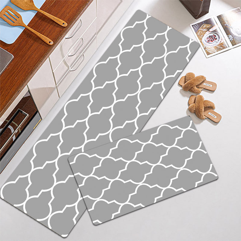 Geometric Pattern Runner and Mat Set Kalsten
