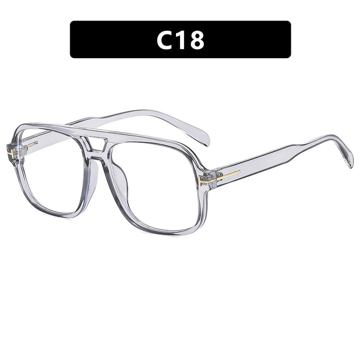 Ladies square designer glasses with delicate frame and modern plastic material Kalsten