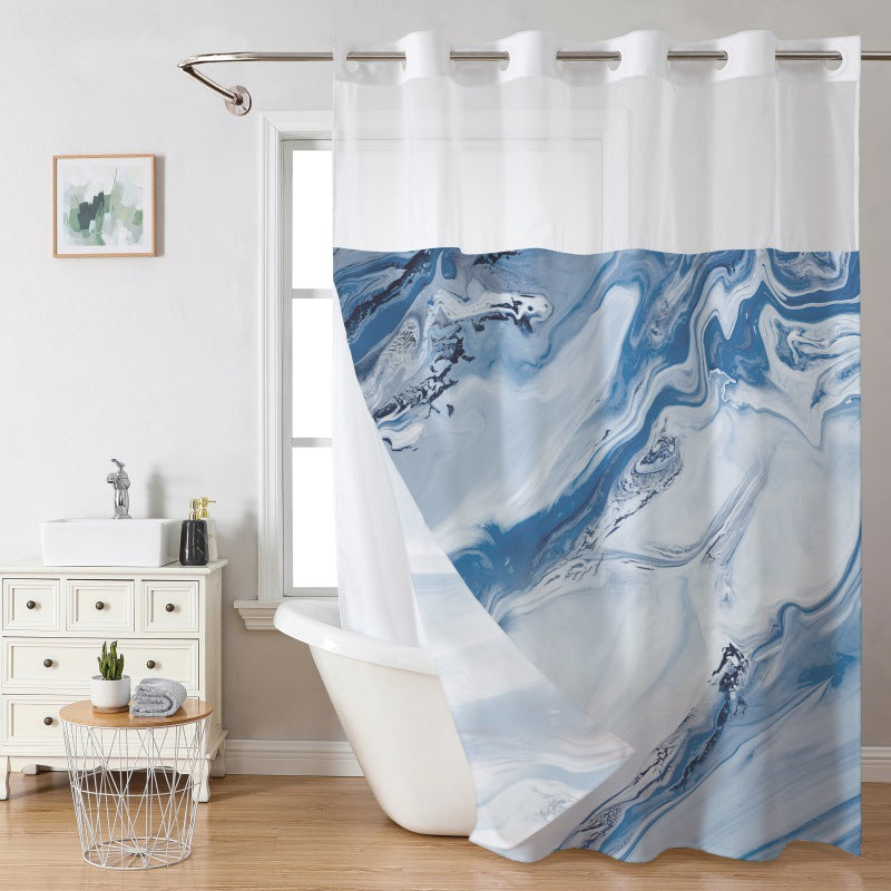 Luxury Marble Design Shower Curtain Kalsten