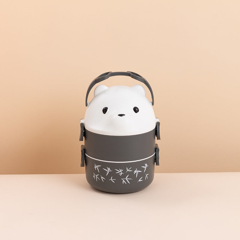 Cute Panda-Themed Food Storage Container