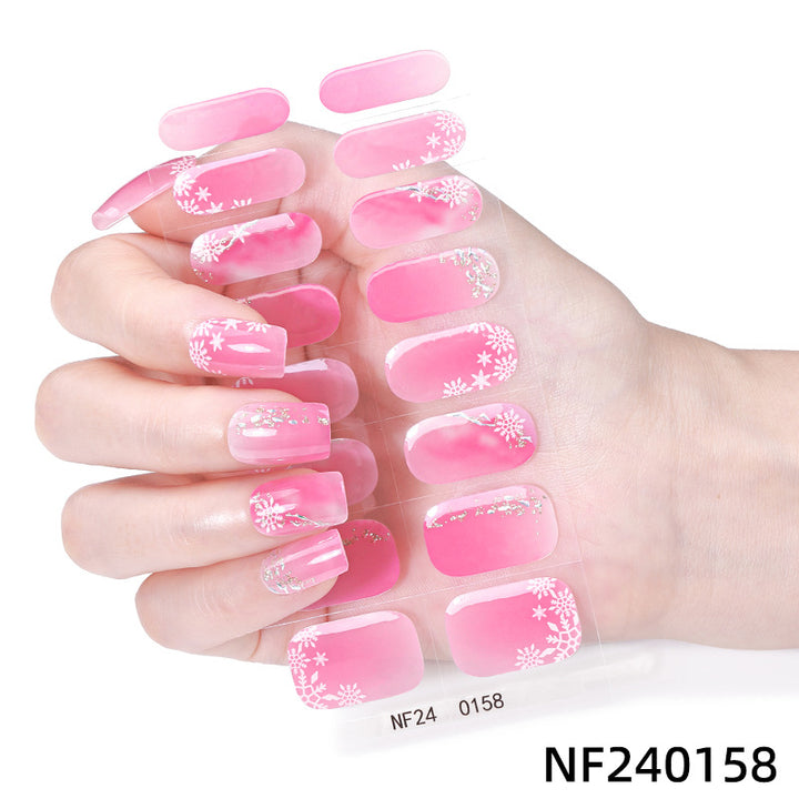 Elegant French Tip Nail Wraps
