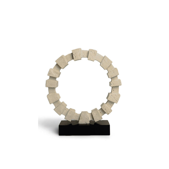 Contemporary Decorative Circle Sculpture
