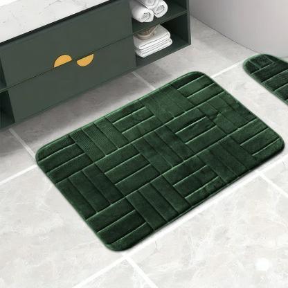 Plush Bathroom Mat Kalsten