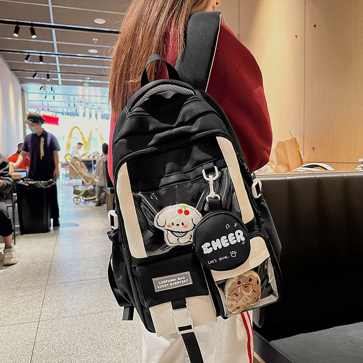 Whimsical Cartoon Graphic Backpack