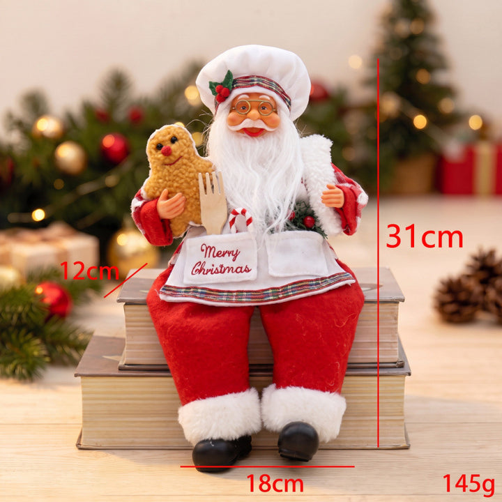 Nostalgic Santa Claus figure with gingerbread cookie mold Kalsten