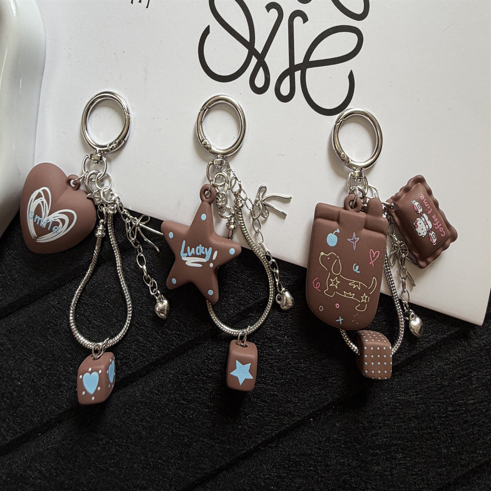 Playful Star-Themed Key Charm Kalsten