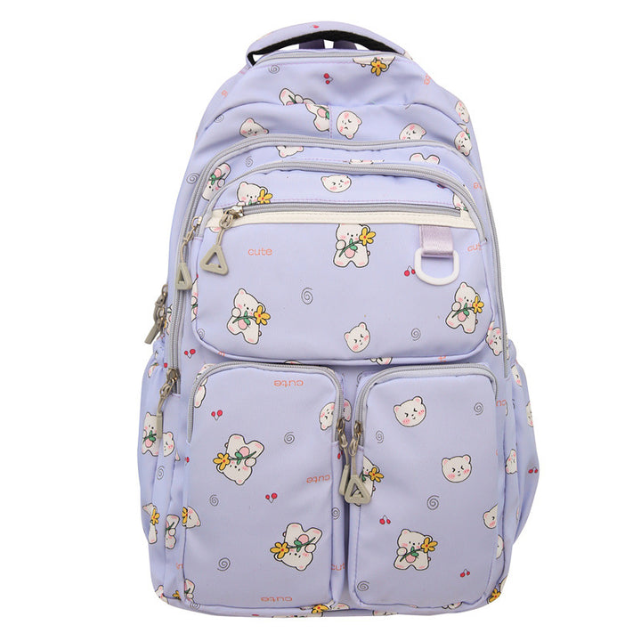 Plush backpack with playful animal motif Kalsten