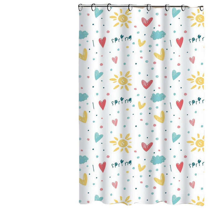 Floral Patterned Shower Curtain Kalsten