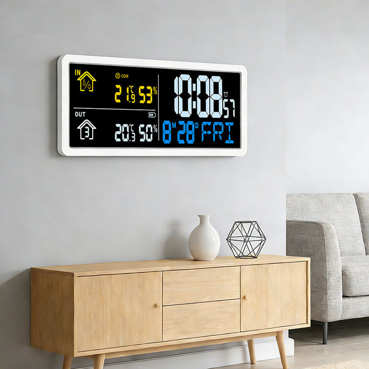 Digital weather forecast clock with hygrometer Kalsten